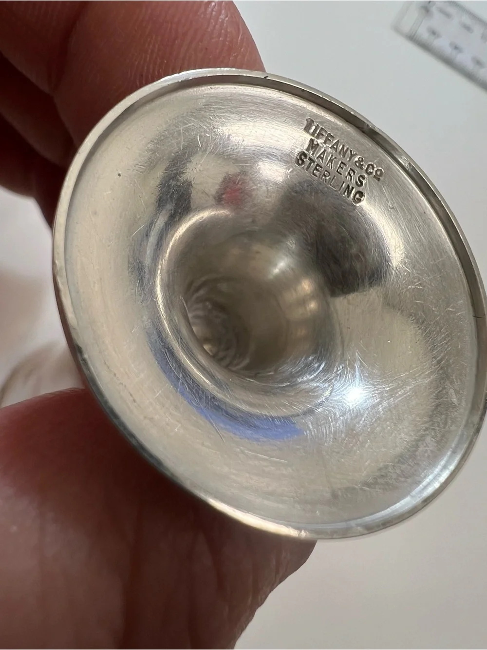 Tiffany & Co sterling silver cordial cup or small Kiddush cup